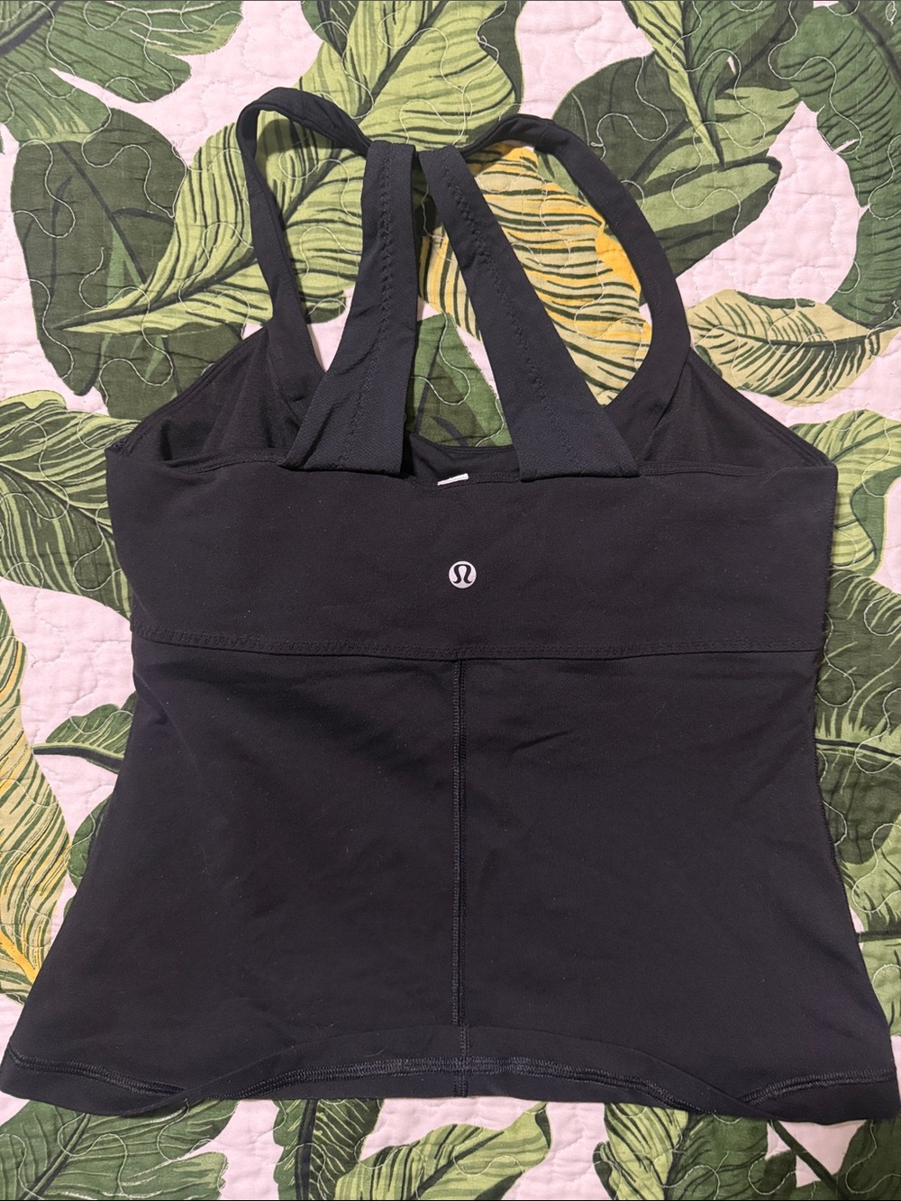 lululemon athletica Black Performance Tank with Reflective Logo - Picture 5 of 5